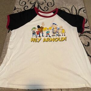 Torrid 3X Hey Arnold ringer T-shirt